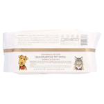 Giovanni, Professional Pet Care, универсальные салфетки для домашних животных, без отдушек, 75 предварительно увлажненных салфеток