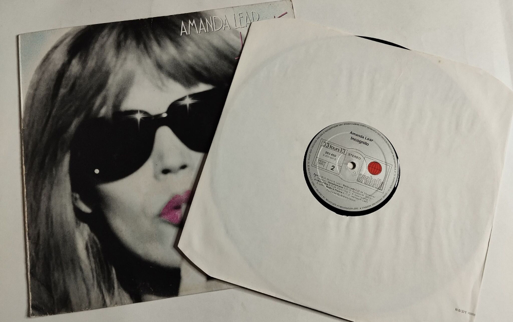 Винтажная виниловая пластинка LP Amanda Lear Incognito (Germany 1981)