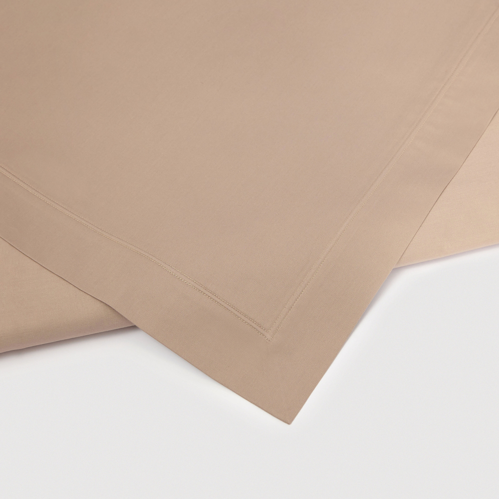 Постельное белье 2 спальное евро Сlaire&Caroll Vire бежевое