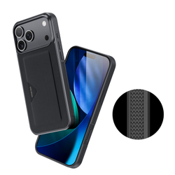 Чехол с MagSafe и отделение для карт (картхолдер) для iPhone 17 Pro, от Dux Ducis, серия Pocard Series Case