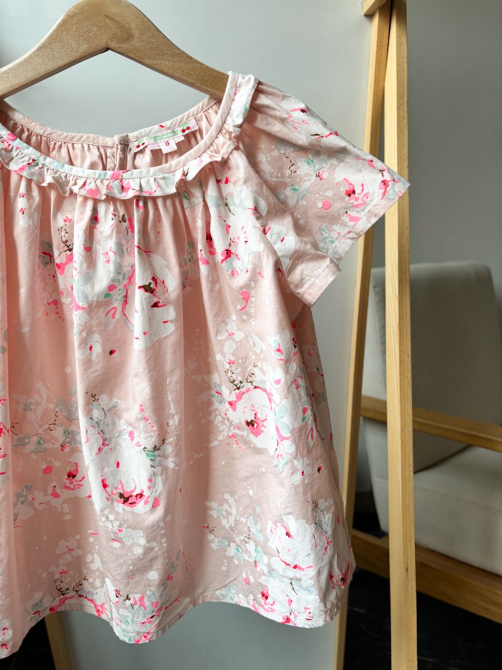 Хлопковая блузка Bonpoint, 116