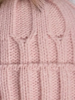 Шапка зимняя для девочки на завязках и снуд