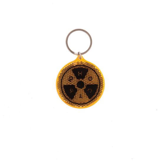 Брелок-катафот ЮНОСТЬ Радиация Оранжевый