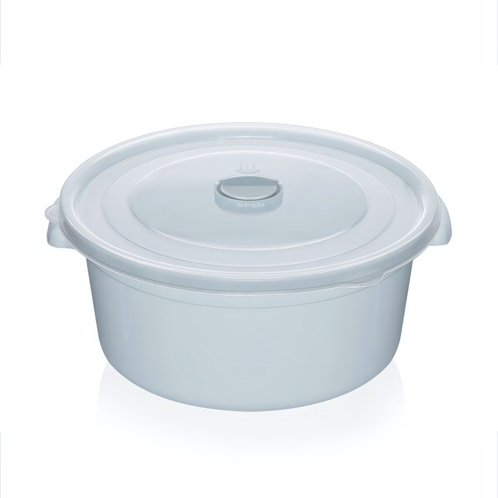 Ёмкость для микроволновой печи с паровыпускным клапаном 3 л цвет в ассортименте