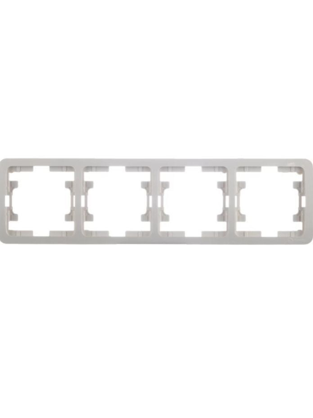 Рамка 2-я горизонтальная Makel Mimoza белая 22012