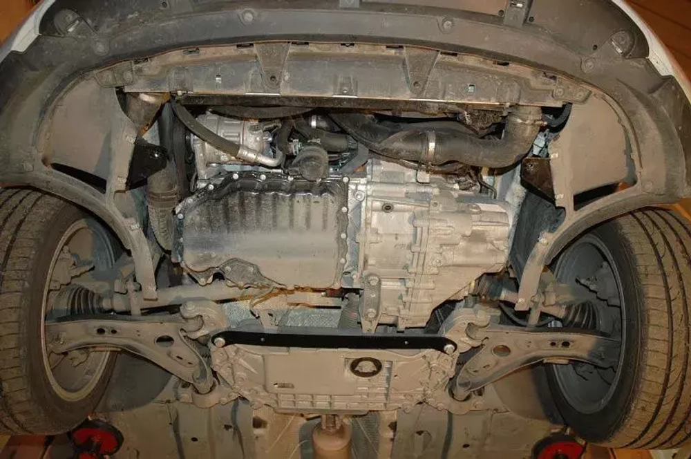 Защита картера и КПП Sheriff для Volkswagen Golf GTI 2004-2012 арт.26.1988