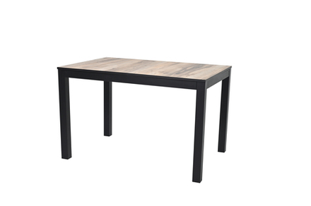 Стол Мир стульев Саен 30, Черный муар /клен каньон/ кромка черная