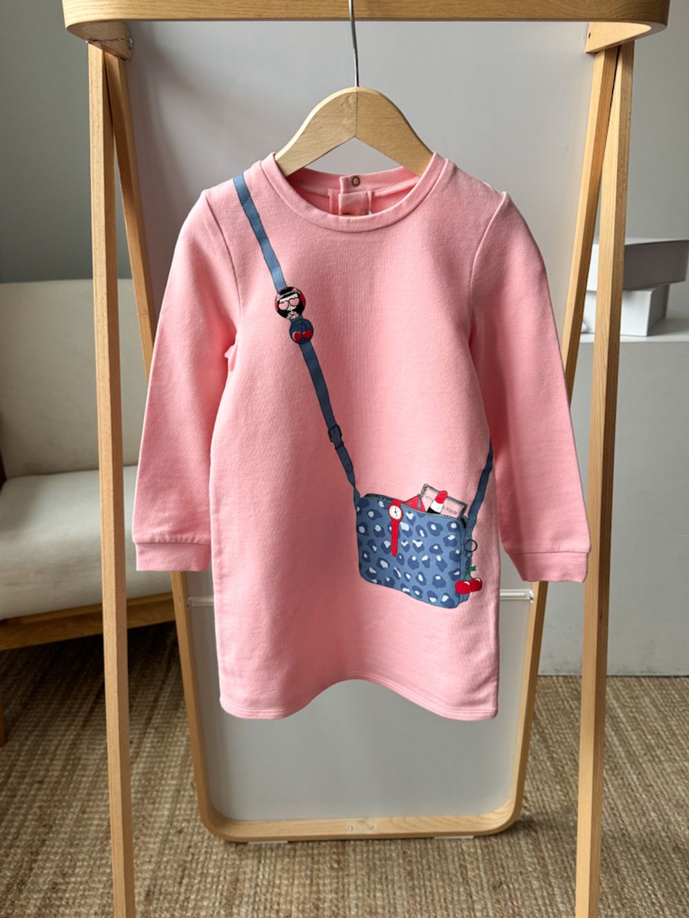 Хлопковое платье Little Marc Jacobs, 98