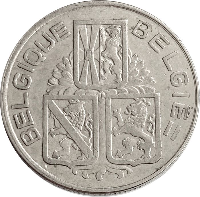 1 франк 1939 Бельгия (BELGIQUE - BELGIE)