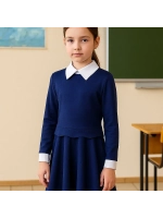 Школьное платье для худенькой девочки.