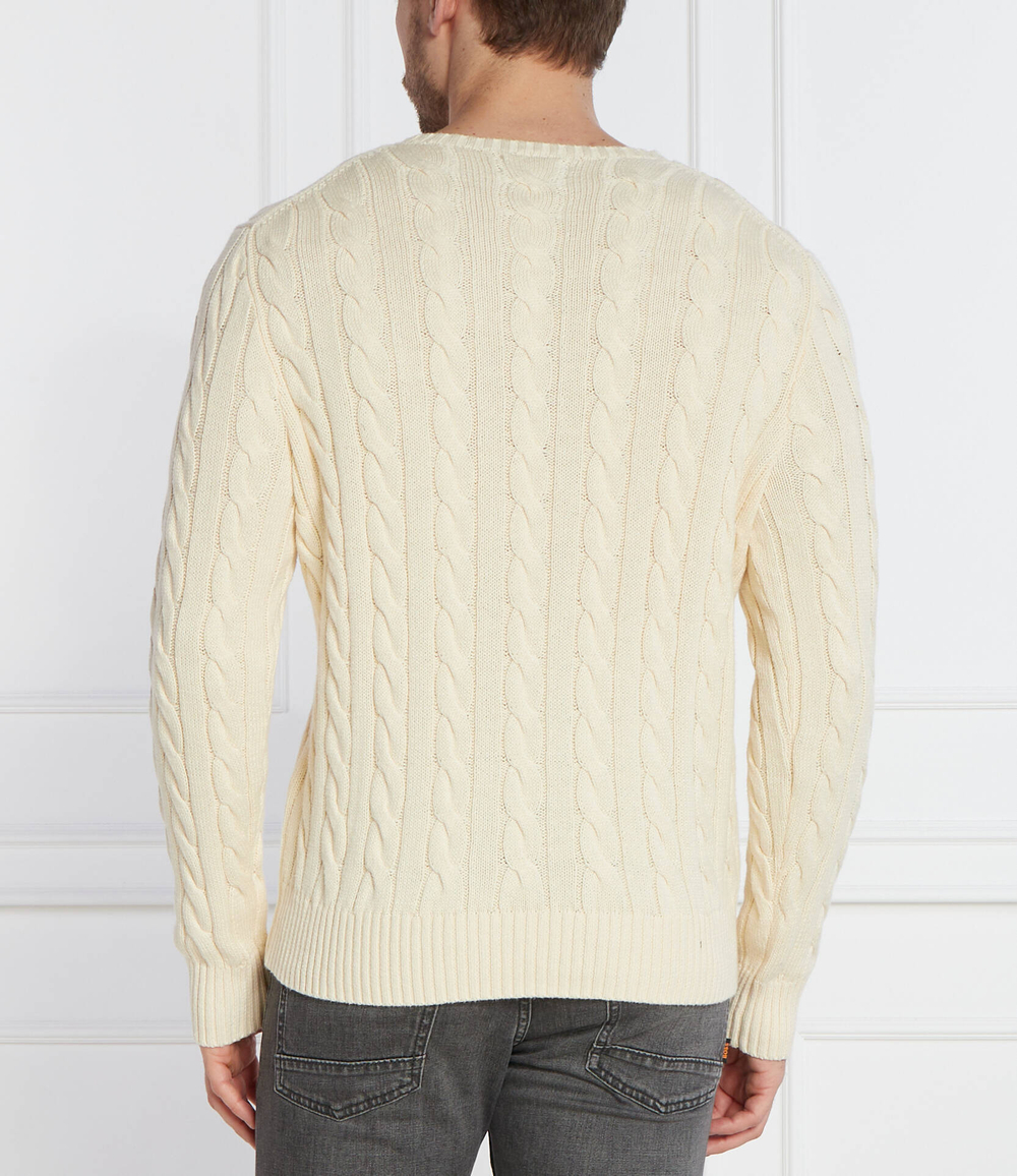 Свитер POLO RALPH LAUREN - кремовый(710775885)