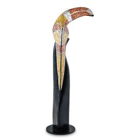 Decor and Gift 23-005-03 Статуэтка «Тукан» дерево+стекл.мозаика 80 см