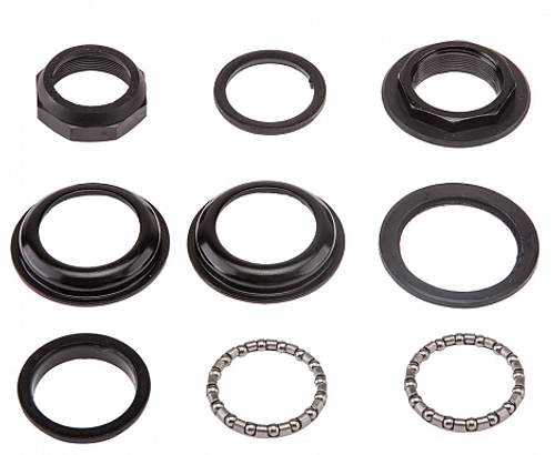 Детали рулевой колонки 1-1/8" резьбовая FP-H805 FEIMIN стальная чёрная полуинтегрир.