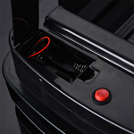 Ведро для мусора сенсорное, прямоугольное, створки, внутр ведро, Foodatlas JAH-5212, 30 л (золотой)