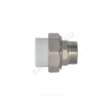 Муфта PP-R комбинированная разъемная белая Дн 50х1 1/2" НР VALFEX 10156040