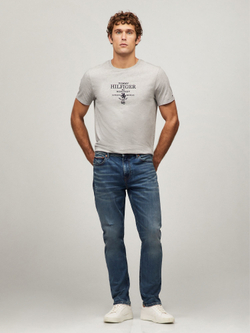 Футболка Tommy Hilfiger Tommy Heritage Logo Grey Heather