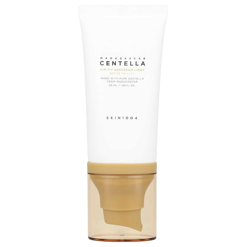 SKIN1004, Madagascar Centella, солнцезащитный крем Air-Fit, светлый, SPF 30 PA ++++, 50 мл (1,69 жидк. унц.)