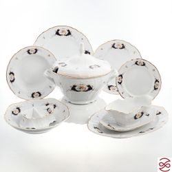 Столовый сервиз на 6 персон Bernadotte Синий глаз 27 предметов