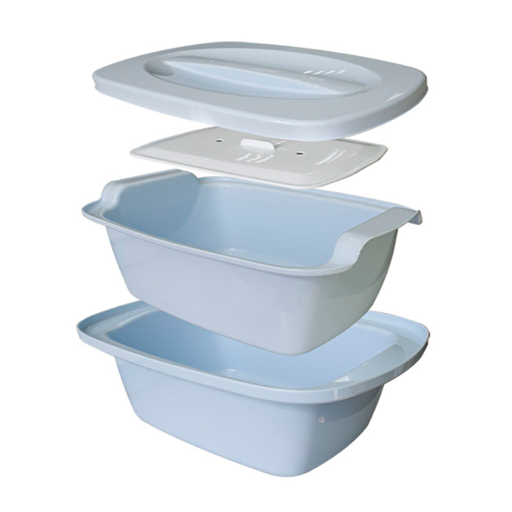 Контейнер КДС- 5, (07/4), 400х285х165, 5л, д/дезинфекции и стерилизации, Кронт