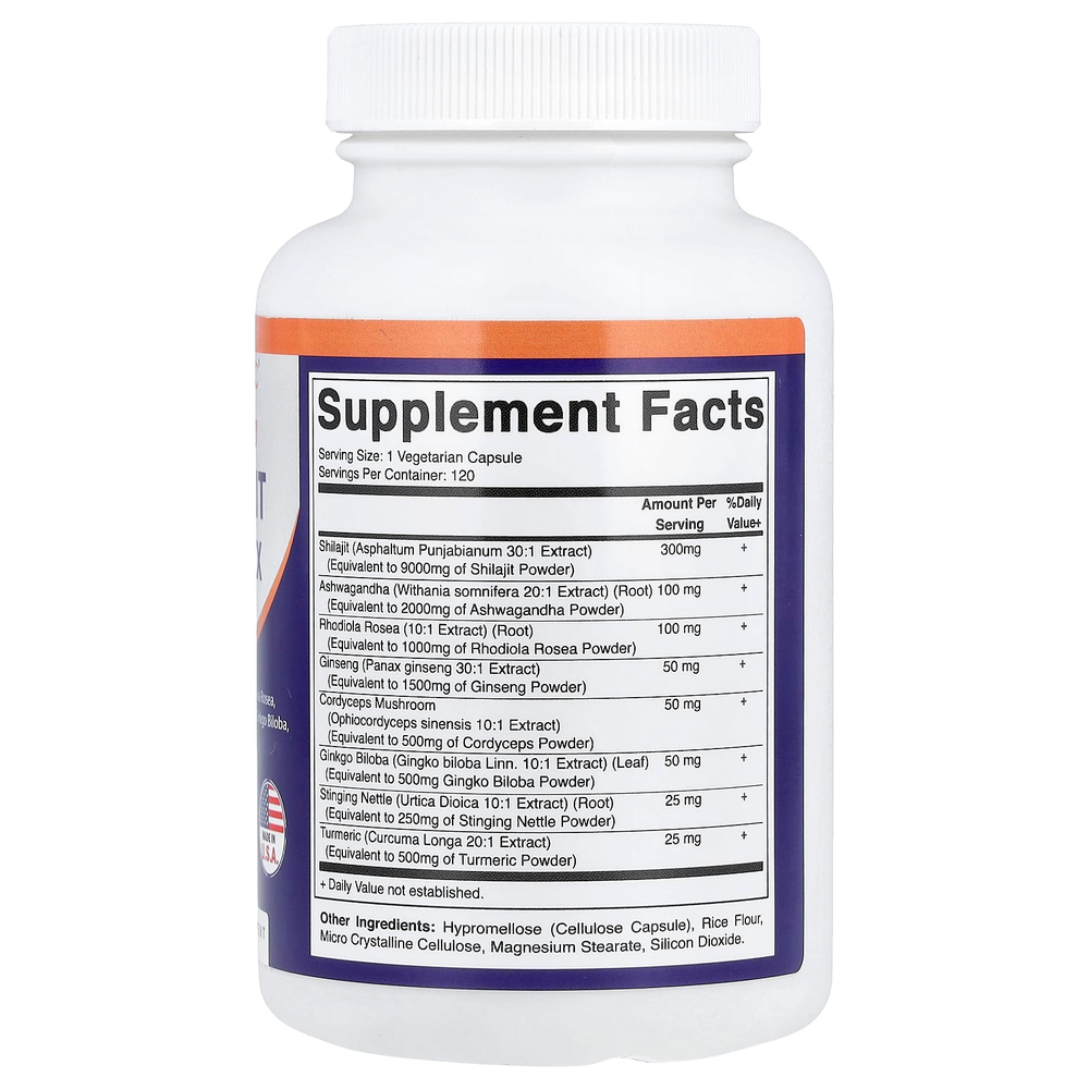 Vitamatic, комплекс с мумие, 120 вегетарианских капсул