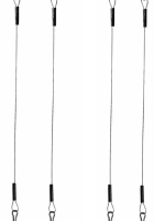 Поводок для рыбалки флюорокарбон 16,5кг0,60мм/28см в уп 2шт