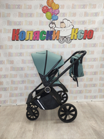 Коляска модульная 3в1 Indigo Sting зеленый