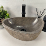 Раковина из речного камня RS-64943 45*32*15 0856