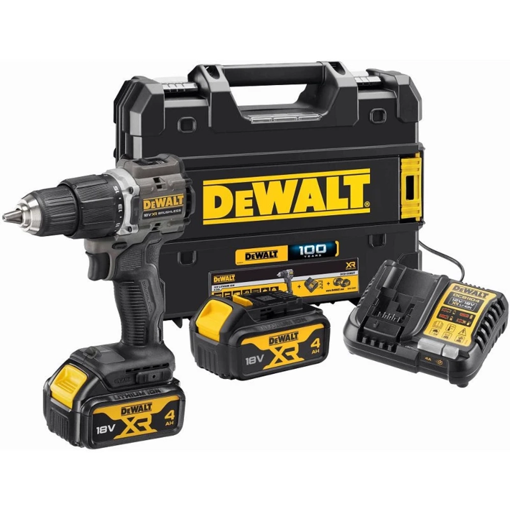 DeWalt DCD100M2T шуруповерт аккумуляторный (2 x 4 Ач, ЗУ)