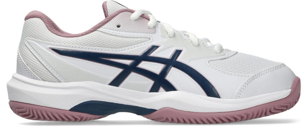 Детские Кроссовки теннисные  Asics Gel-Game GS Clay/OC - white/independence blue