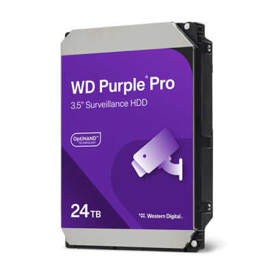 Жесткий диск для видеонаблюдения HDD 24Tb Western Digital Purple Pro SATA 512Mb 3,5" WD241PURP