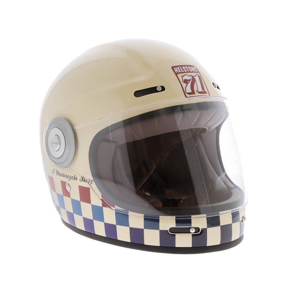 Casque Course Full Face Carbone / Бежевый