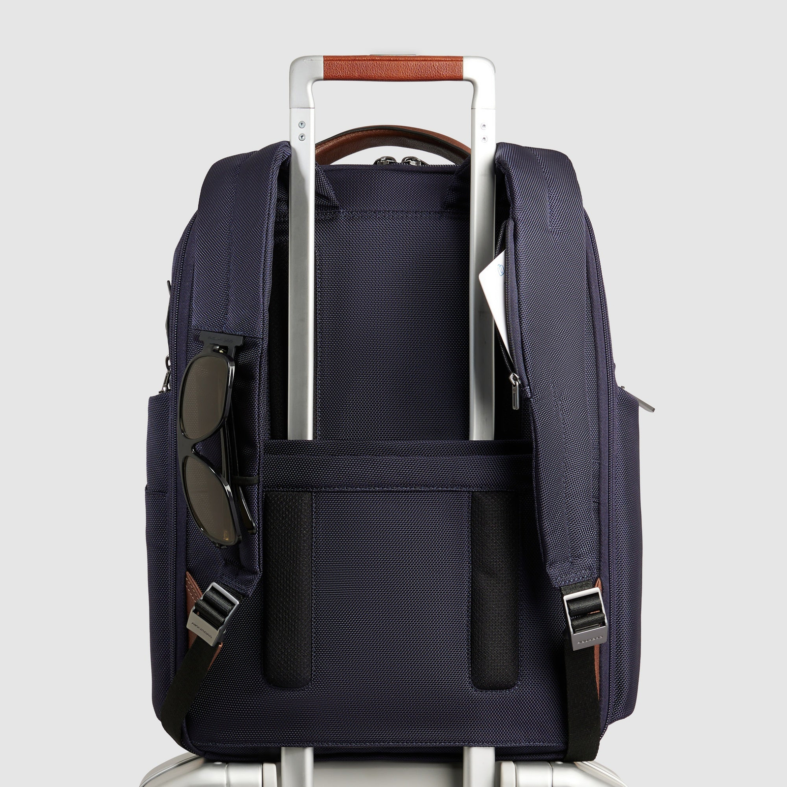 Рюкзак для ноутбука Piquadro BRIEF2 BagMotic/Blue-Tabacco
