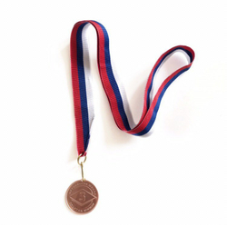 Медаль Спартак бронзовая металлическая (с ушком) + лента