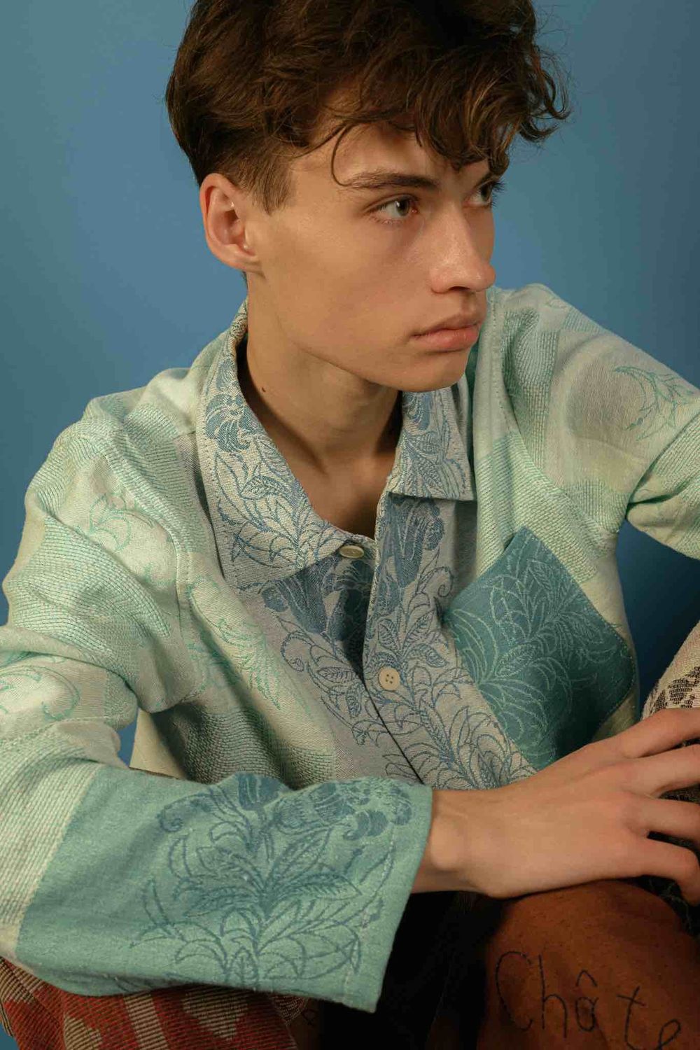 Рубашка Soeurs Aquamarine Shirt