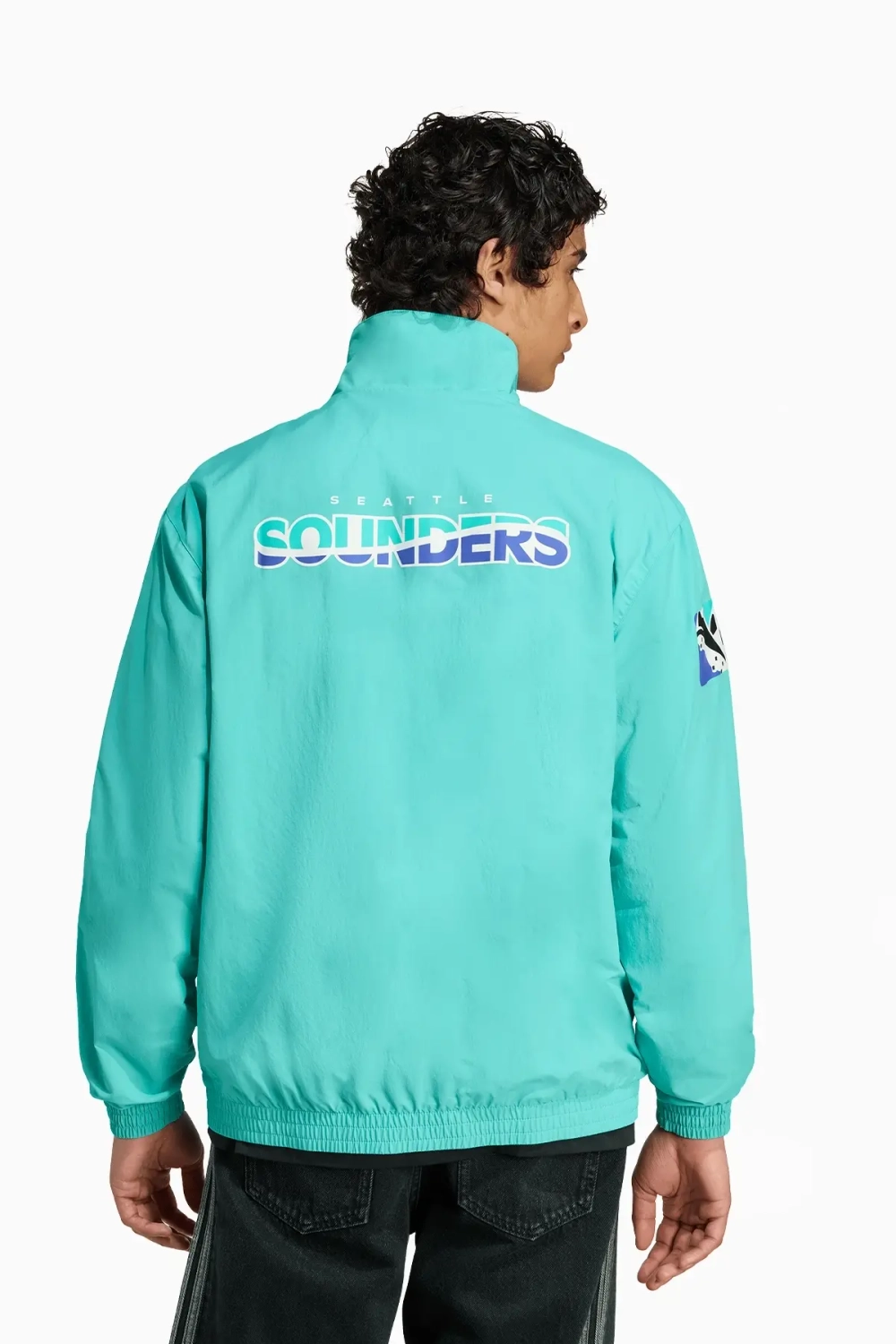 Кофта adidas Seattle Sounders FC 25/26 Originals Archive Anthem - бирюзовый