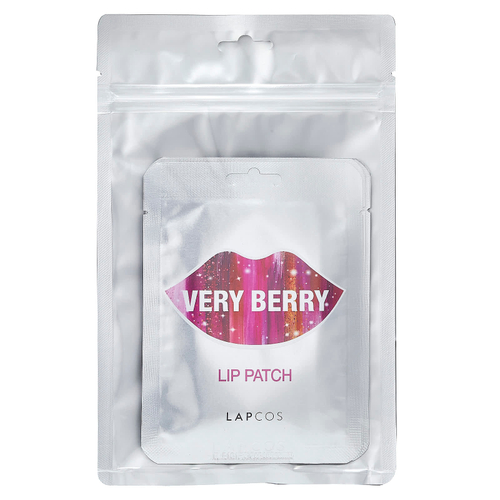 Lapcos, Патчи для губ, очень ягодные, 5 патчей по 0,1 унции каждый
