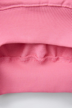 ZARA ТОЛСТОВКА С НАДПИСЬЮ, НЕОНОВО-РОЗОВЫЙ