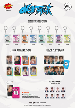 Альбом NTX - OVER TRACK Album BINDER KEYRING 8 Version SET