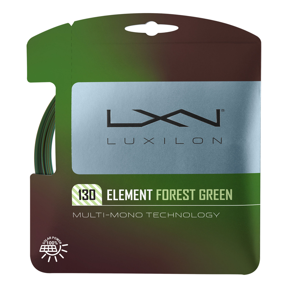 Струны теннисные Luxilon Element Forest Green String Set 12,2m - Green, Brown