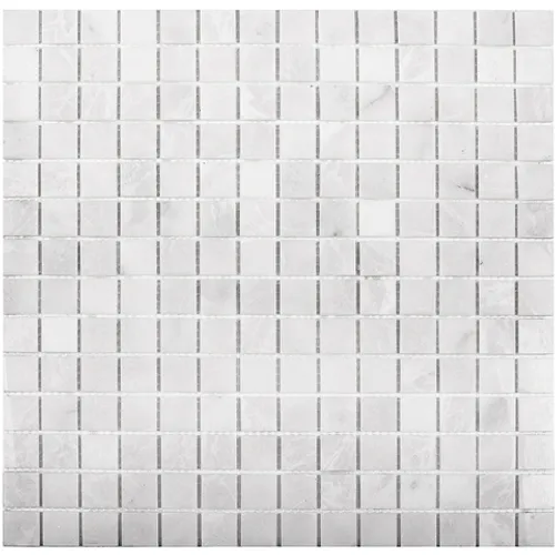 Мозаика 20X20 White Polished натуральный мрамор