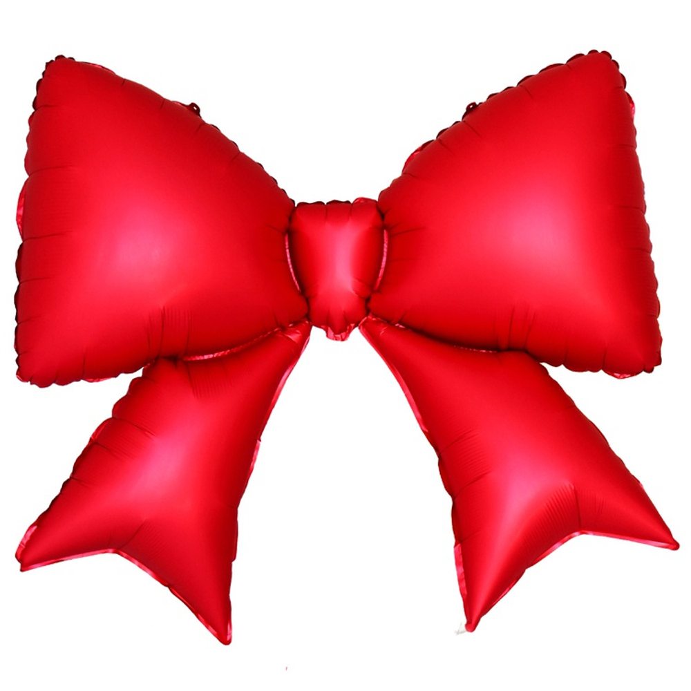 ФИГУРА Бант красный сатин