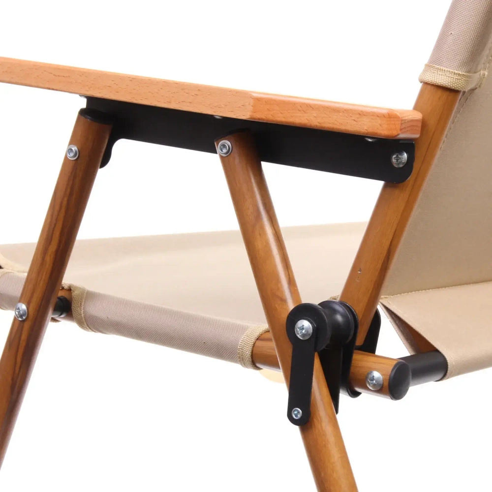 Кресло складное 2-местное с подлокотниками до 160 кг, 113*46*75 см, цвет: бежевый, каркас алюминий, ТуристМастер