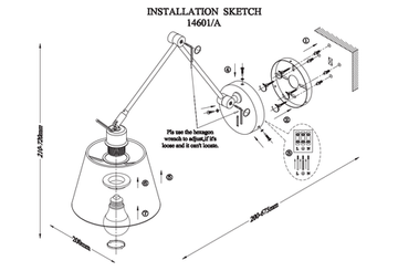 Бра 1*Е27 14601/A хром Melissa Newport