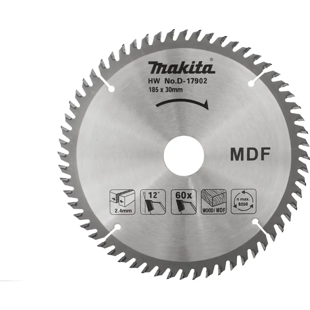 Пильный диск 185х30/16/20х/60 Makita D-17902