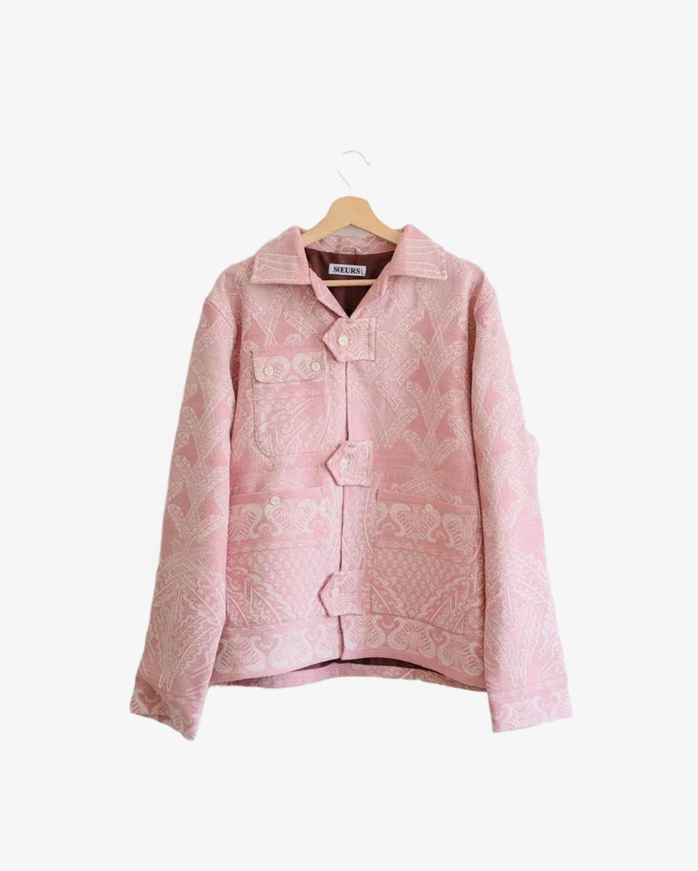 Куртка Soeurs пыльно-розовая