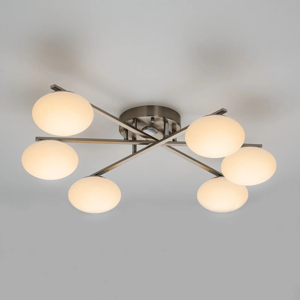 Citilux ATMAN SMART CL226A161 RGB LED Умная люстра Матовый Хром