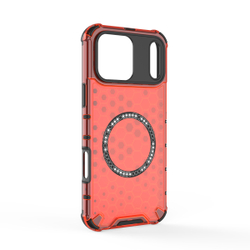 Прозрачный чехол Honeycomb Magnetic Case для iPhone 17 Pro Max