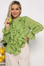 Блуза Розалинда (зеленое яблоко) Б13686-5М LT Collection