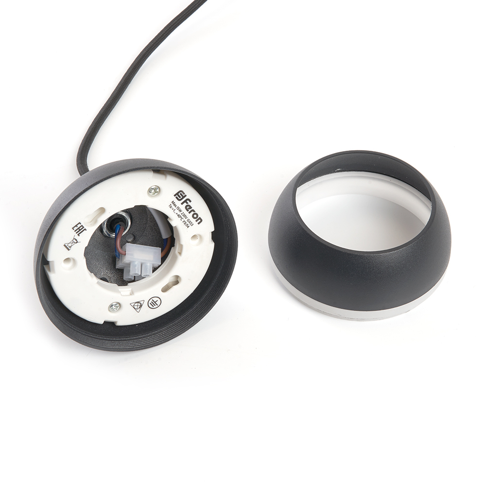 Подвесной светильник Feron HL3568 GX53 15W 230V черный 90*80