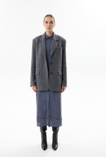 Пиджак серый